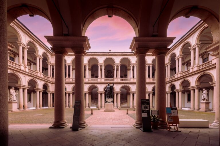 Vista della Grande Brera a Milano