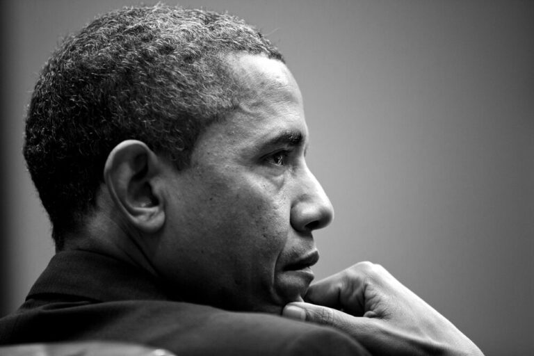 Barack Obama durante un evento